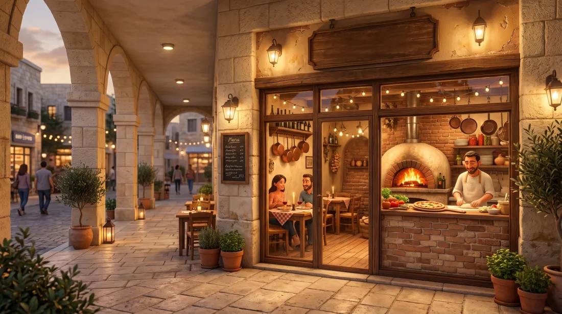 פרגו: פיצה איטלקית טרייה מהתנור